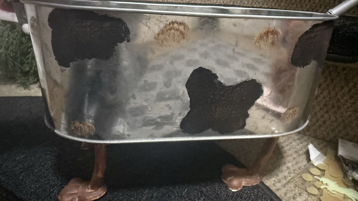 Blumentöpfe: Gartendeko Hund Metall - Vintage Stil, ein Hingucker! – Neu (gemäss Beschreibung) aus Zürich von Krikri21 3