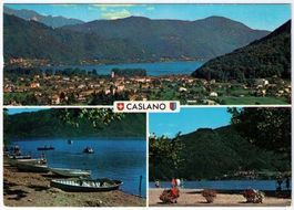 Caslano - 3 Bild AK