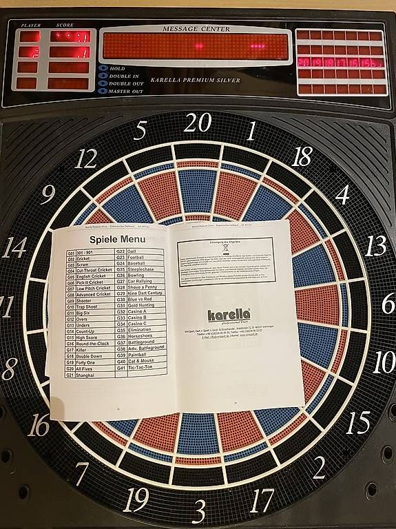 Jeux de fléchettes: Dartscheibe E-Dart Karella Premium Silver – D'occasion à Hombrechtikon par nichtnicht 2