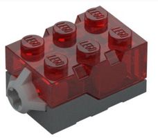 LEGO Leuchtstein 2X3X1 rot/red,  Art. 6555881