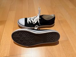 Schwarze Stoffschuhe, Grösse 40, ideal für den Frühling!