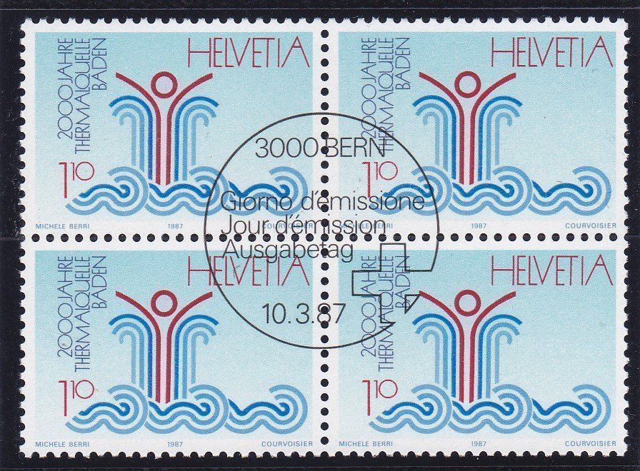 Alle Briefmarken: ET 4er Block Werbemarken 1987 – Neu (gemäss Beschreibung) aus Schliern b. Köniz von joni20 4