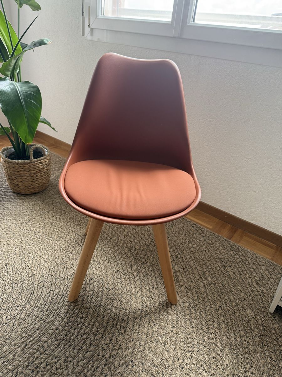 Conforama Tischset: Lot de 8 chaises Terracotta + table à donner – Neu (gemäss Beschreibung) aus Crassier von GGblue23515
