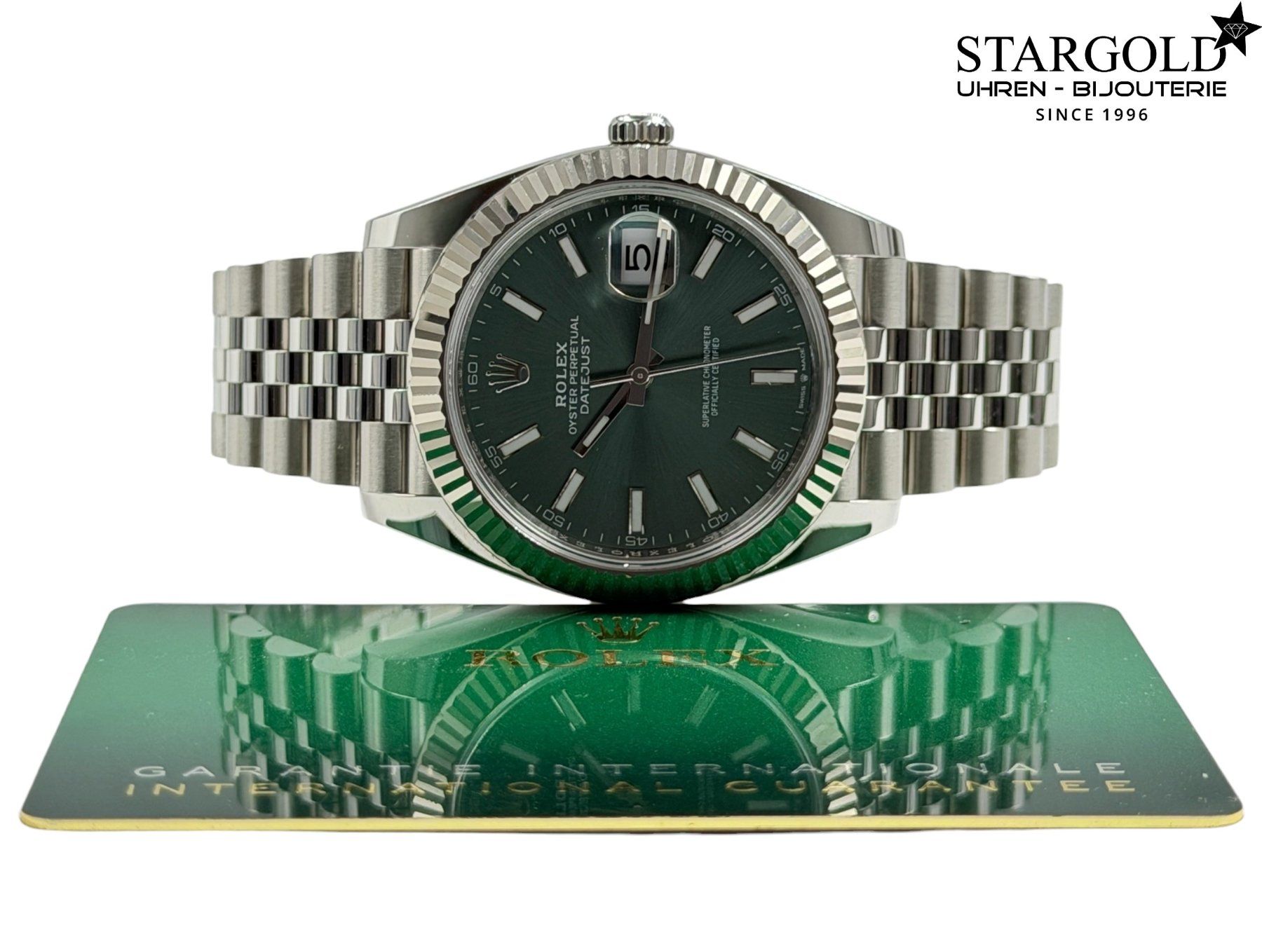 Rolex Uhren: Rolex Datejust 41 Grün - 126334 – Gebraucht aus Zürich von Stargold-Uhren 8