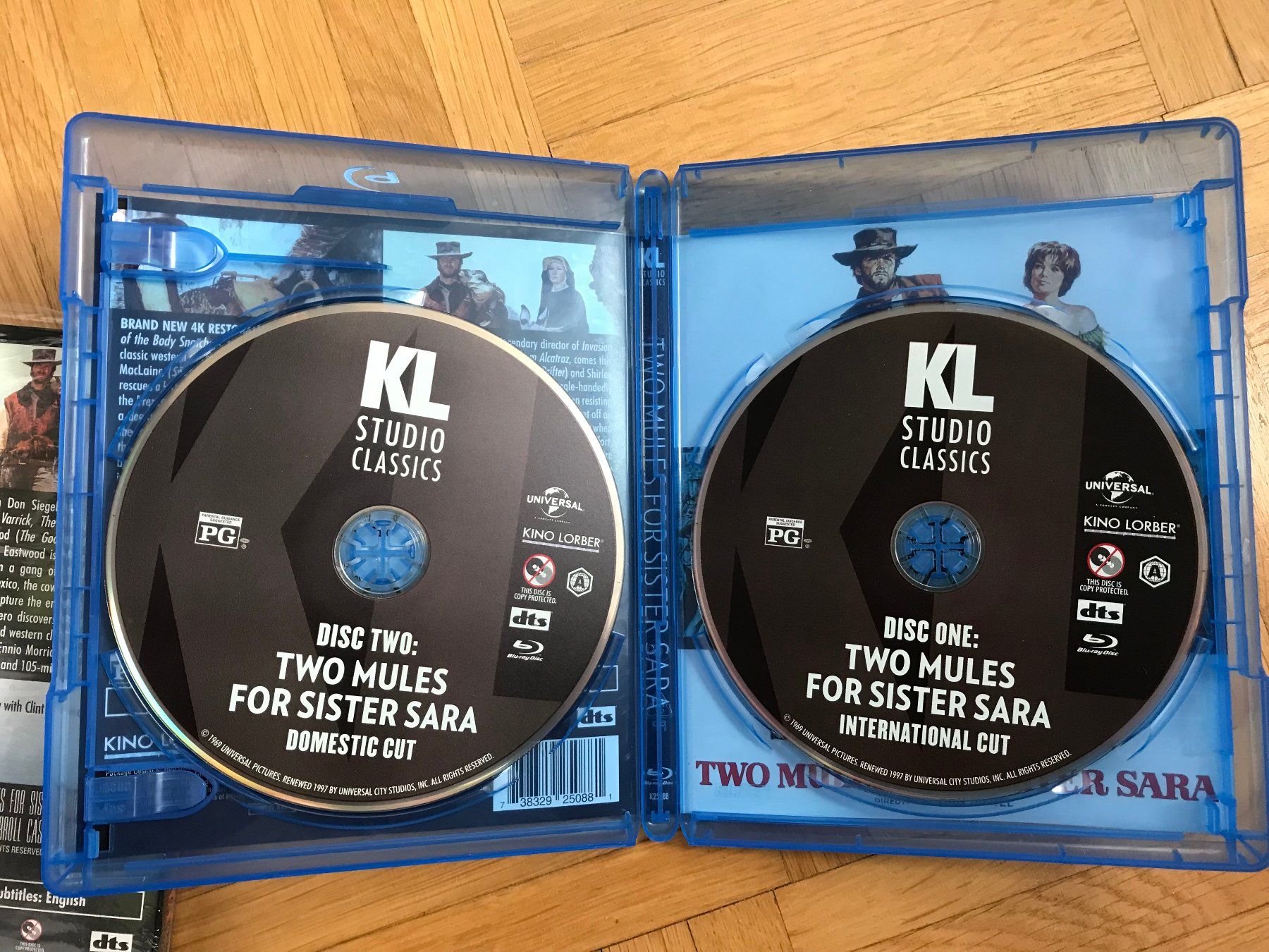 Tutti i DVDs: Two Mules for Sister Sara - mit Slipcover - Blu-ray – Nuovo (secondo la descrizione) da Zürich venduto da Malcom 2
