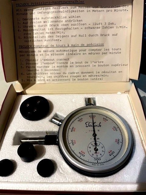 Misurare: Handtachometer TECLOCK JAPAN Neuwertig Messgerät Traktor – Nuovo (secondo la descrizione) da Hellikon venduto da josef50.