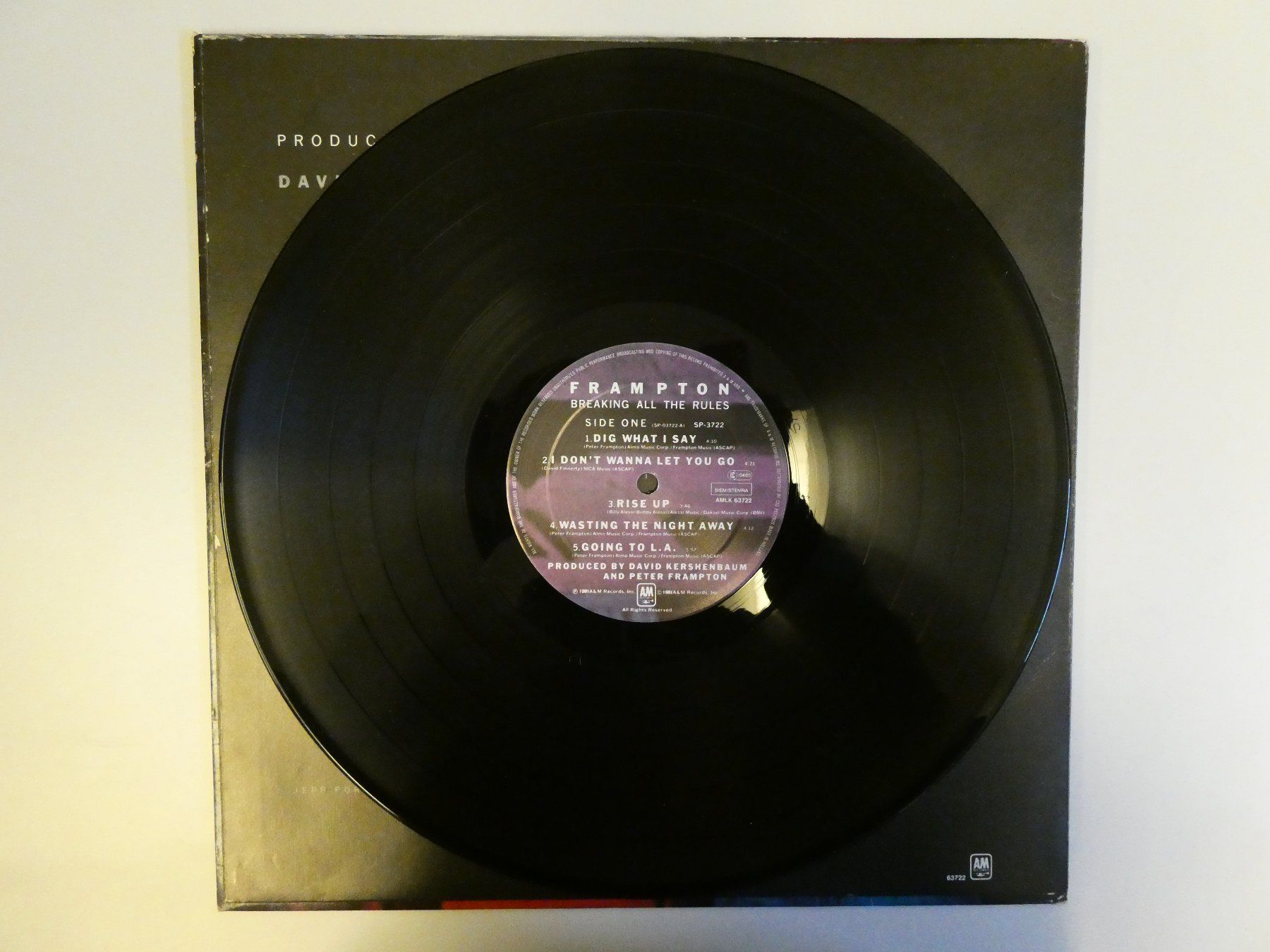 Vinyles: LP "Frampton - Breaking All The Rules" (VG+) – D'occasion à Münchenstein par tsp01 2