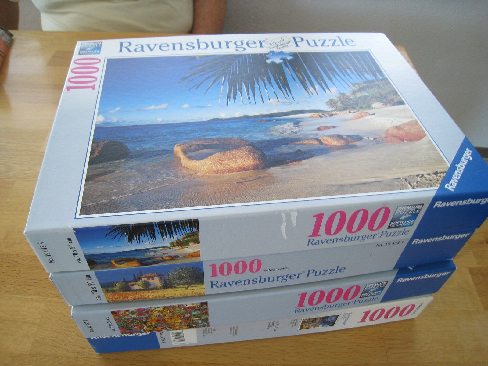 Ravensburger Puzzle: 4 Puzzle à 1000 Teile – Usato da Sutz venduto da martinliliane