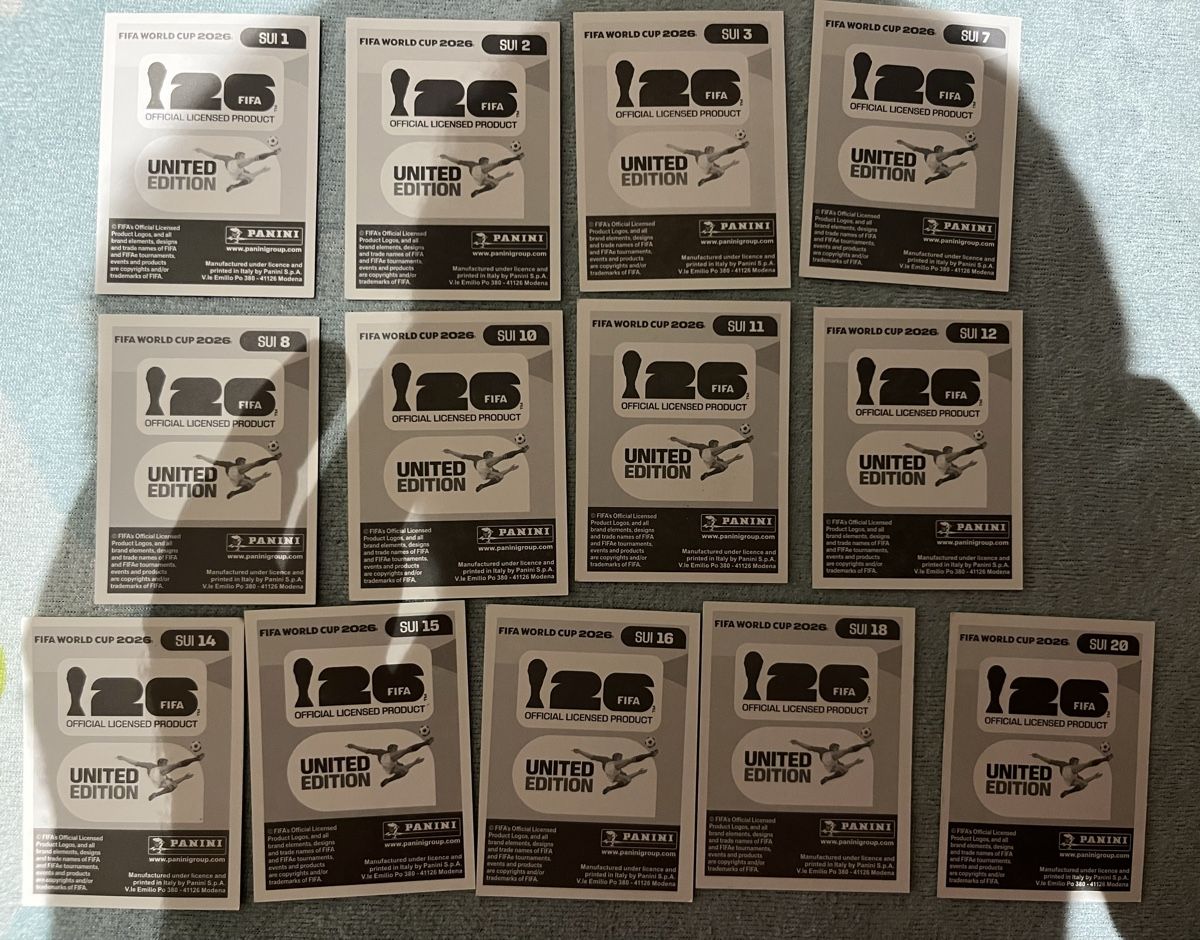 Panini Sammelbilder & Trading cards: Panini WM 2026 Sticker Schweiz TOP – Neu (gemäss Beschreibung) aus Stäfa von greety1981 1