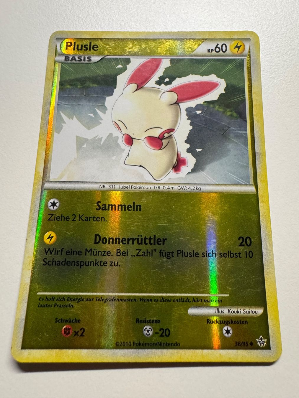 Pokémon Carte collezionabili: Plusle (UL 36) - Reverse Holo - Unleashed - DE - Pokémon – Usato da Gossau ZH venduto da card-art