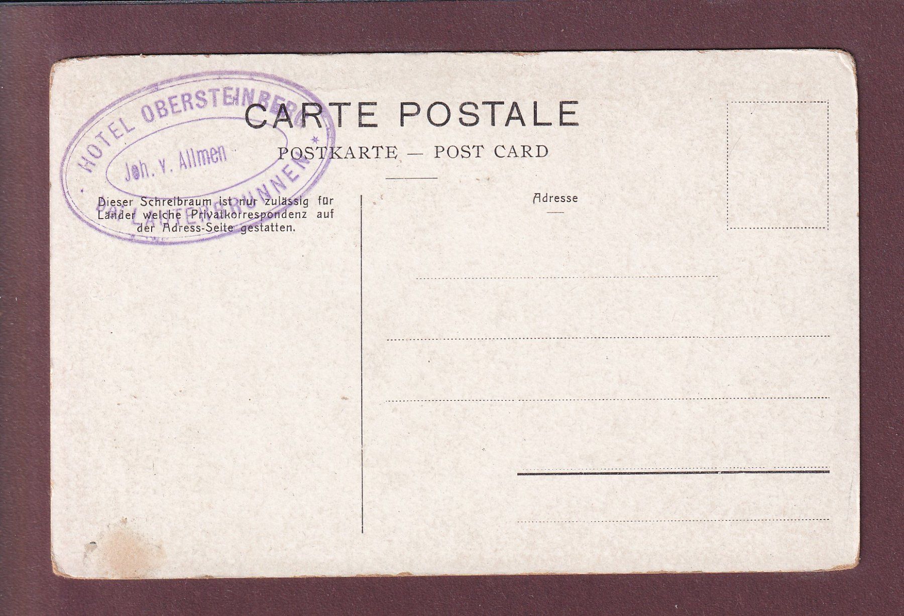 Cartoline postali: SCHMADRIBACHFALL - Grosshorn - CPN – Usato da Pully venduto da nicecards 1