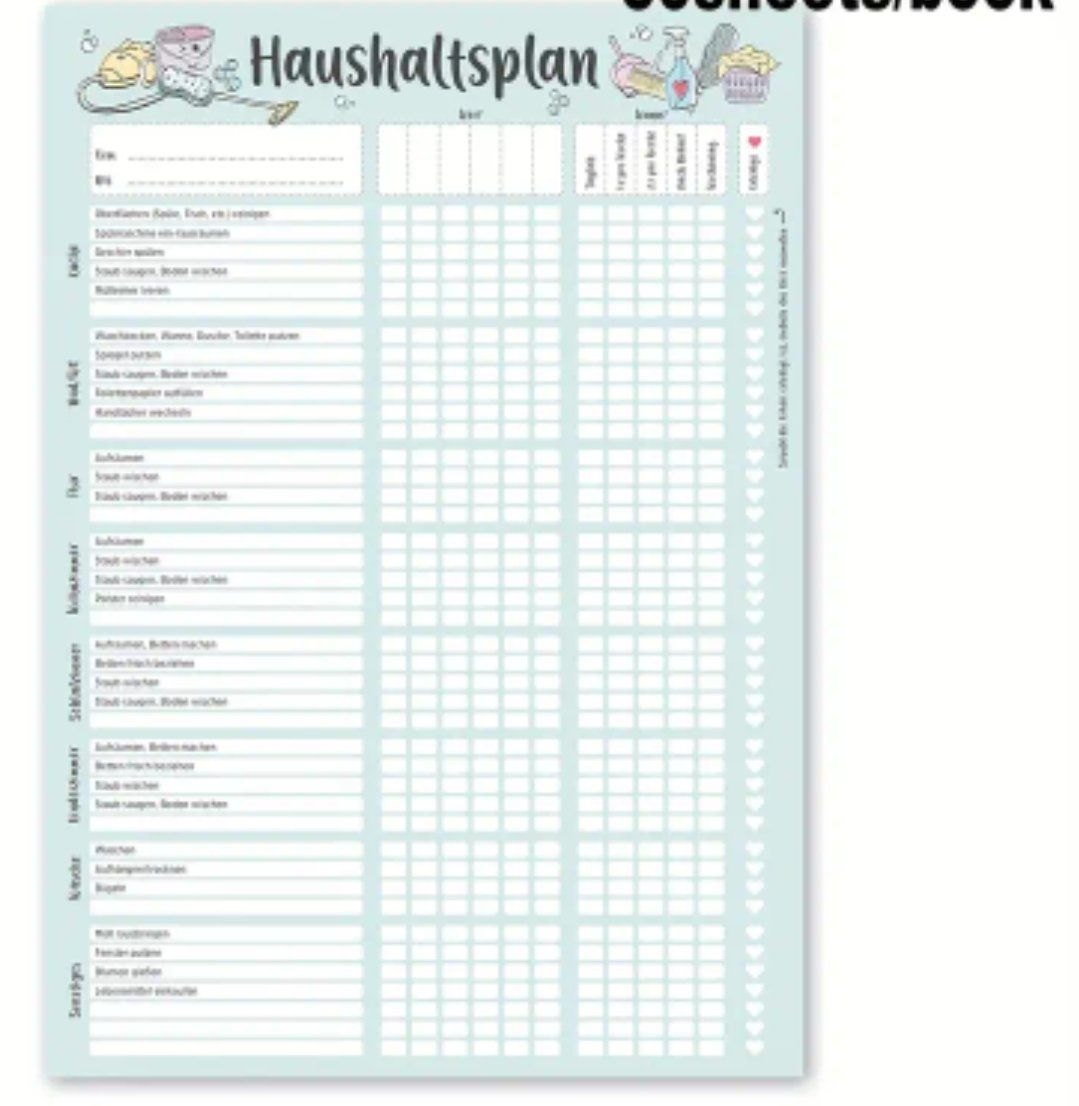 Calendari: Haushaltsplan, Putzplaner, Organizer Ämtli - Plan – Nuovo e nell'imballaggio originale da Dintikon venduto da Vexi 1