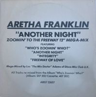 ARETHA FRANKLIN - ANOTHER NIGHT (ZOOMIN' TO THE FREEWAY 12"