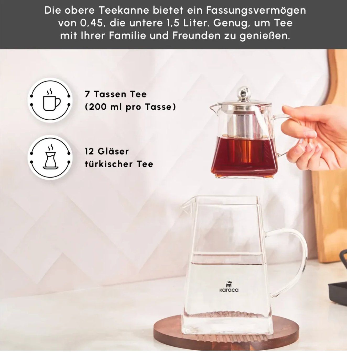 Teiere: Giza Teekanne aus Glas – Nuovo e nell'imballaggio originale da Reinach AG venduto da evimshop 7