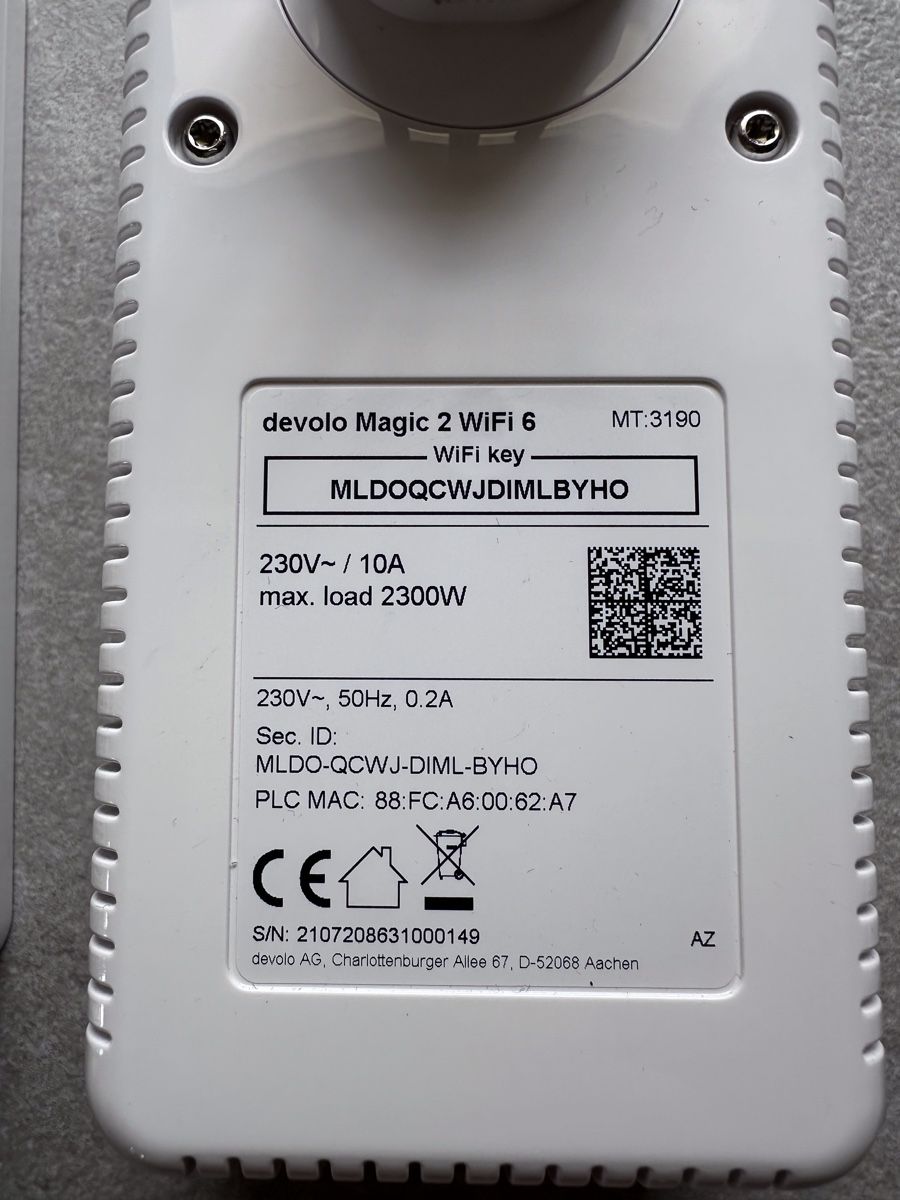 Devolo Unità & Adattatore: Devolo Magic 2 WIFI 6 next Multiroom Kit – Usato da Brittnau venduto da alfine 3