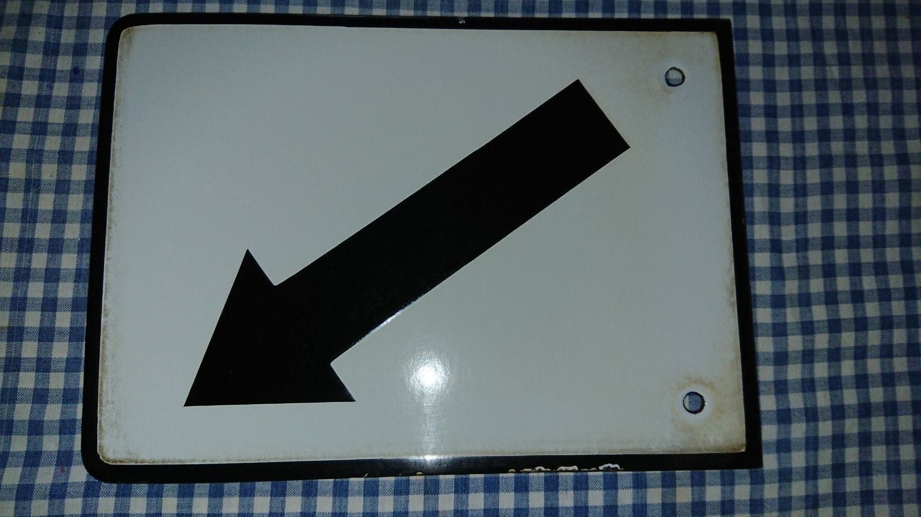 Insegne: 2 Plaques de voie émaillée – Usato da Cortaillod venduto da signep 4
