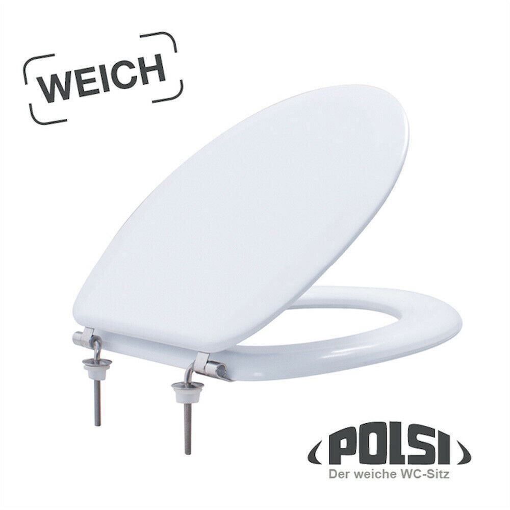 WC: POLSI 3311 Gepolsteter WC-Sitz weiss – Nuovo e nell'imballaggio originale da Bottighofen venduto da zaap