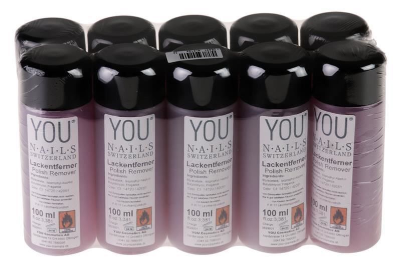 Unghie finte: Nagellackentferner 100 ml (10er Pack) – Nuovo e nell'imballaggio originale da Safenwil venduto da clickandbeauty