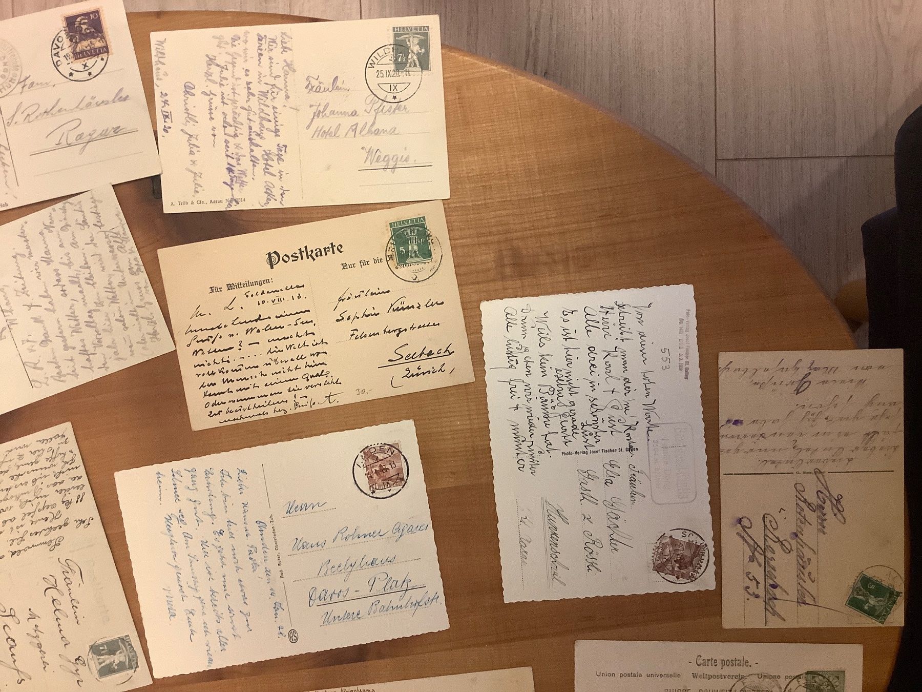 Cartoline postali: 21gelaufene Ansichtskarten Kanton St.Gallen ab 1907 – Usato da St. Gallen venduto da herbrig2 5
