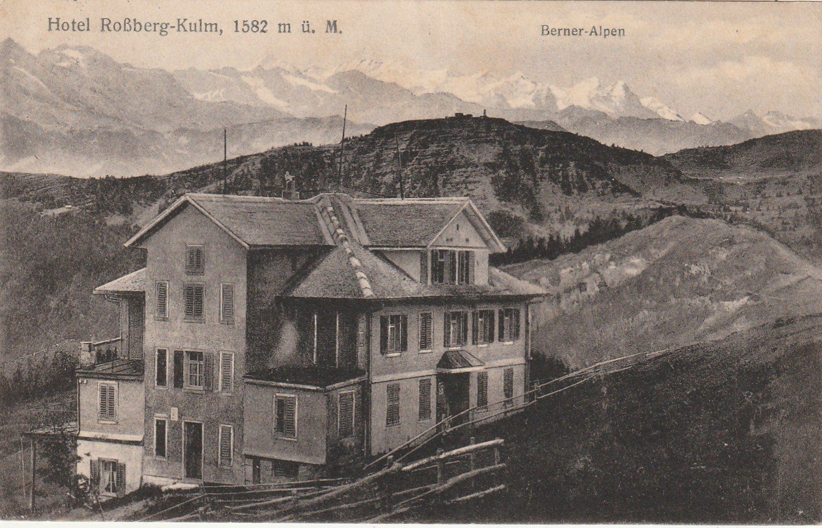 Ansichtskarten: Hotel Rossberg-Kulm – Gebraucht aus Rorschacherberg von fratovi2