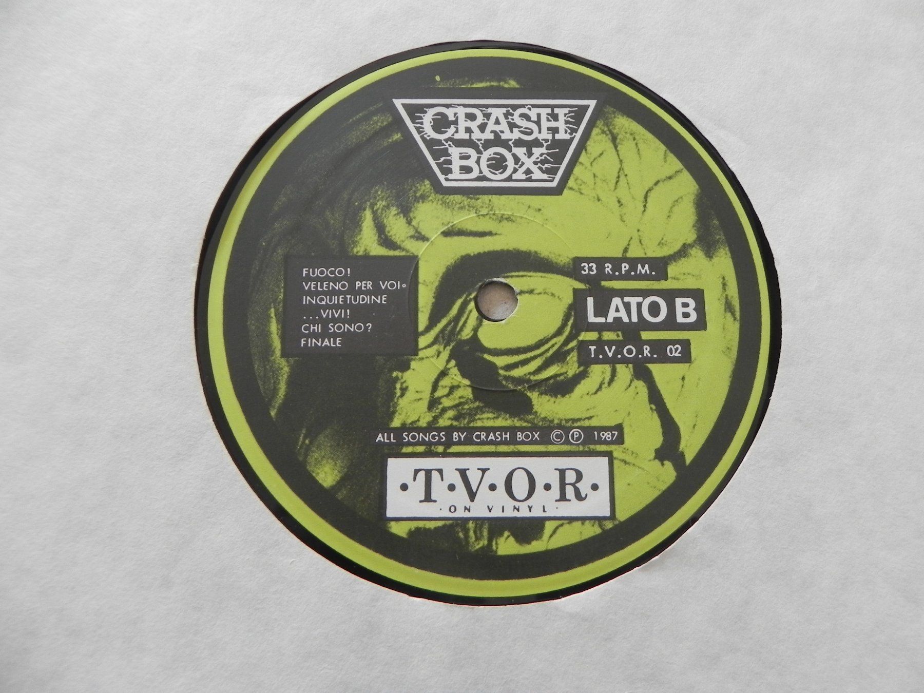 Dischi in vinile: LP Italy Thrash Hardcore Punk Crash Box – Usato da Siebnen venduto da krimsie 4