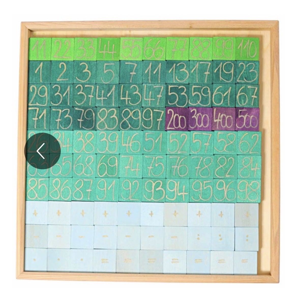Giochi: GRIMMS numbers / chiffres en bois  – Nuovo (secondo la descrizione) da Monnaz venduto da al_alexandra 1
