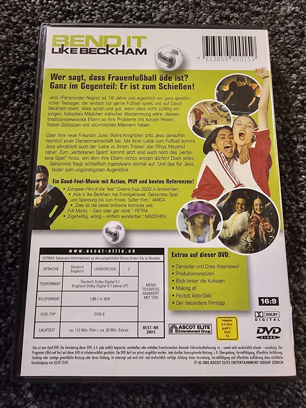 Tutti i DVDs: DVD Bend It Like Beckham(20068) – Usato da Ruswil venduto da jan_bxl5 1