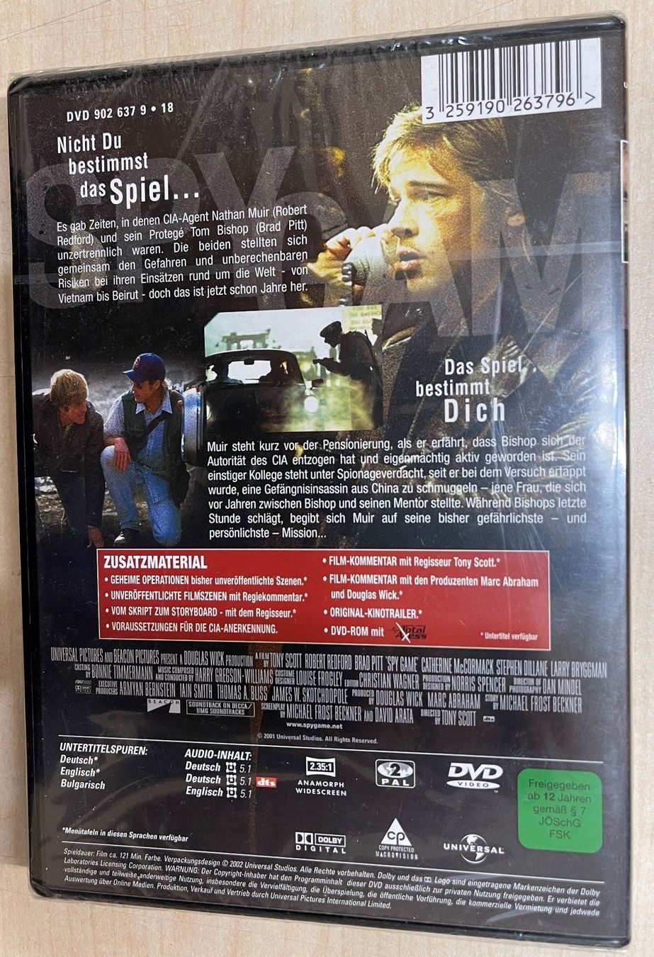 Tutti i DVDs: Spy Game - DVD – Nuovo e nell'imballaggio originale da Oftringen venduto da Vucki 1