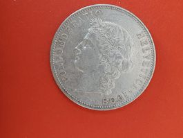 5 Franken 1908  Top qualité ( Poste A+ )