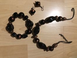Schmuckset braun