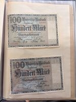 Seltene 100 Mark Banknoten von 1922 - Deutsches Reich