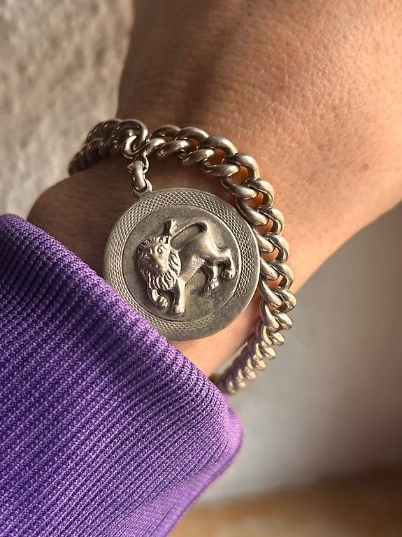 Bracciali & Braccialetti: Silber Armband LION (20cm) – Usato da Basel venduto da bellespirit 1