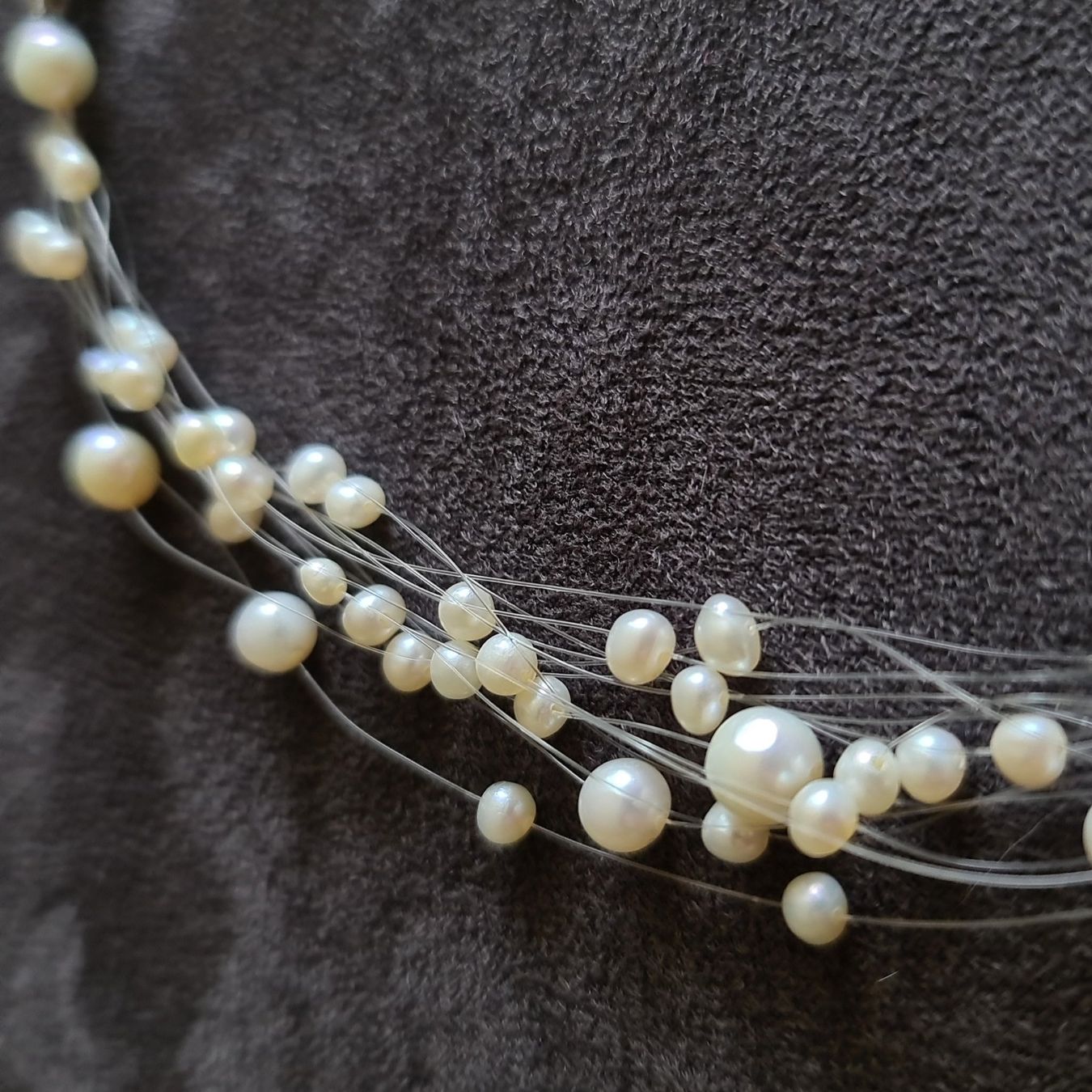 Catenine: PERLEN Perlenkette 43 cm – Usato da Meggen venduto da everydaysale 2