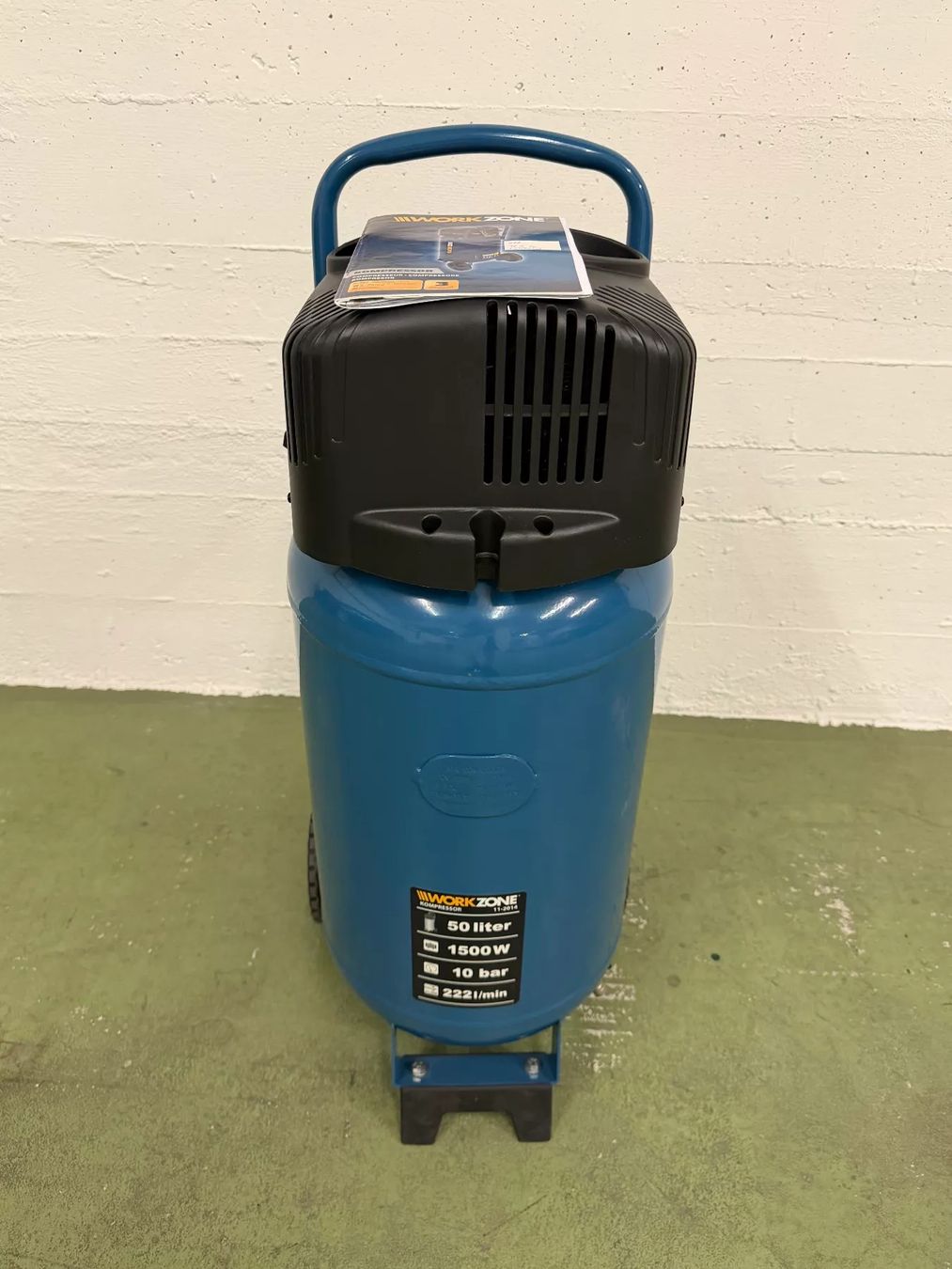 Compressori: Workzone Kompressor 50 L, 10 bar, ölfrei, gebraucht – Usato da Wettingen venduto da L4nth4n 1