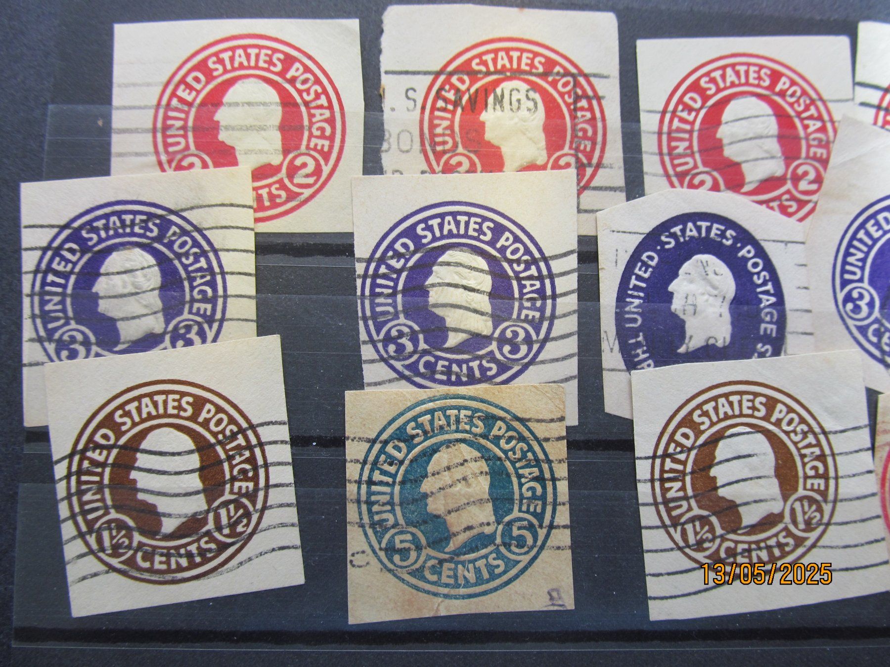 Alle Briefmarken: USA  Sammlung  lt. Abildungen  auf Sreckkarten – Gebraucht aus Hergiswil NW von Panda1990 5