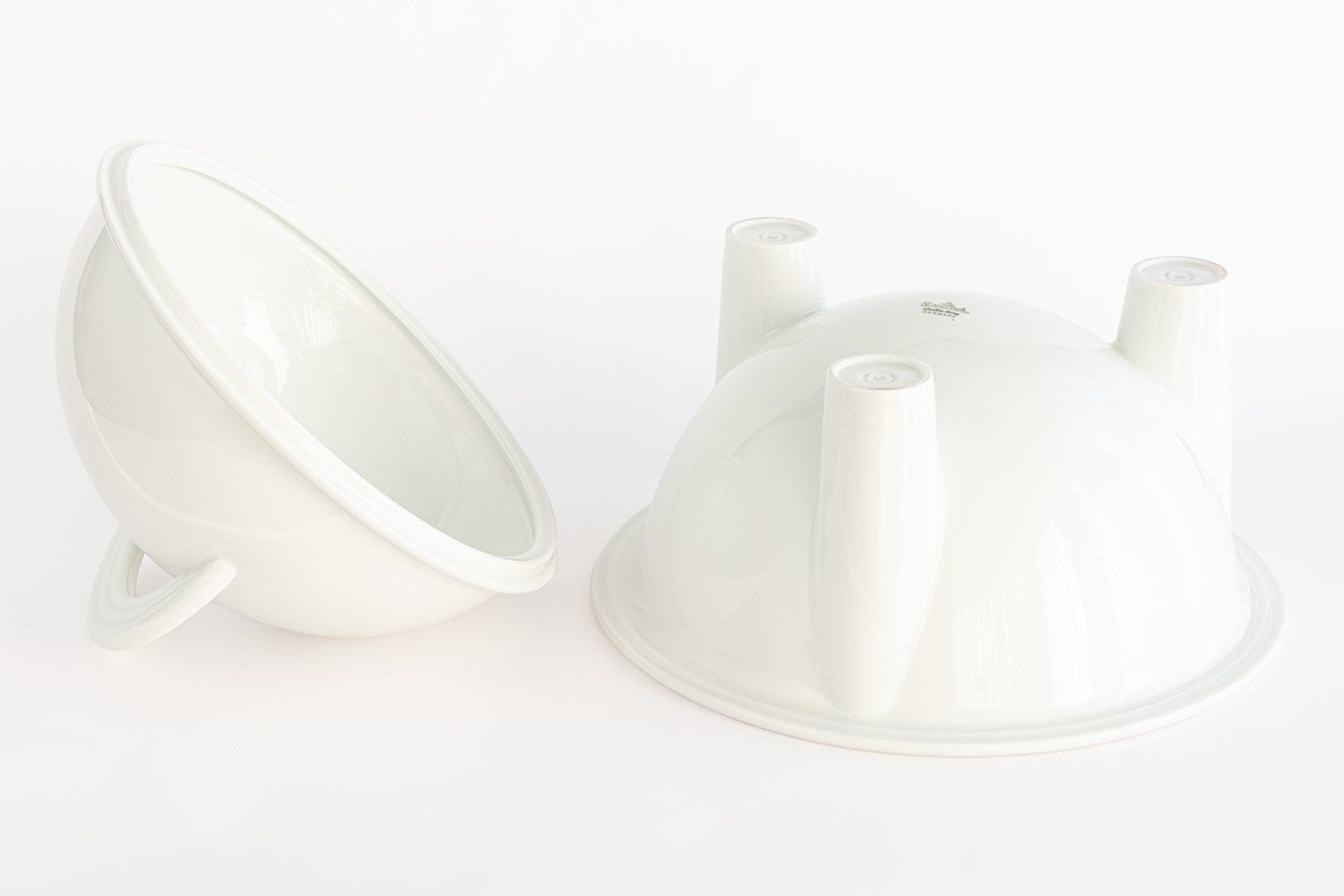 Rosenthal Ciotole: Rosenthal Cupola Suppenterrine mit Deckel weiss – Nuovo (secondo la descrizione) da Oberkirch LU venduto da keyshop1 4