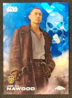 Jod Na Nawood Debut Card Topps Chrome Sapphire Star Wars