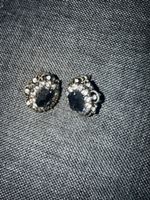 Elegante Ohrstecker, schwarz, vintage Stil, Top Zustand! (53