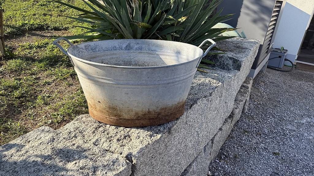Autres décorations pour le jardin: Zinkwanne 56l – D'occasion à Stein am Rhein par speedi26