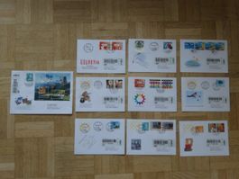 Timbres   Lot  (B)  10x   2005   Recommandé