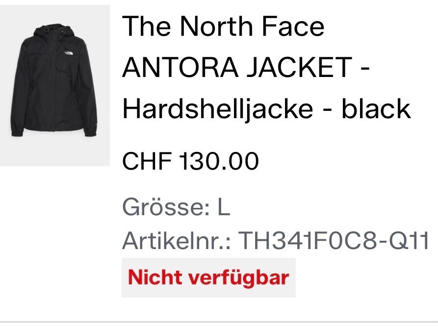 North Face Giacche: The North Face Regenjacke – Usato da Münchenbuchsee venduto da kim_2112 3