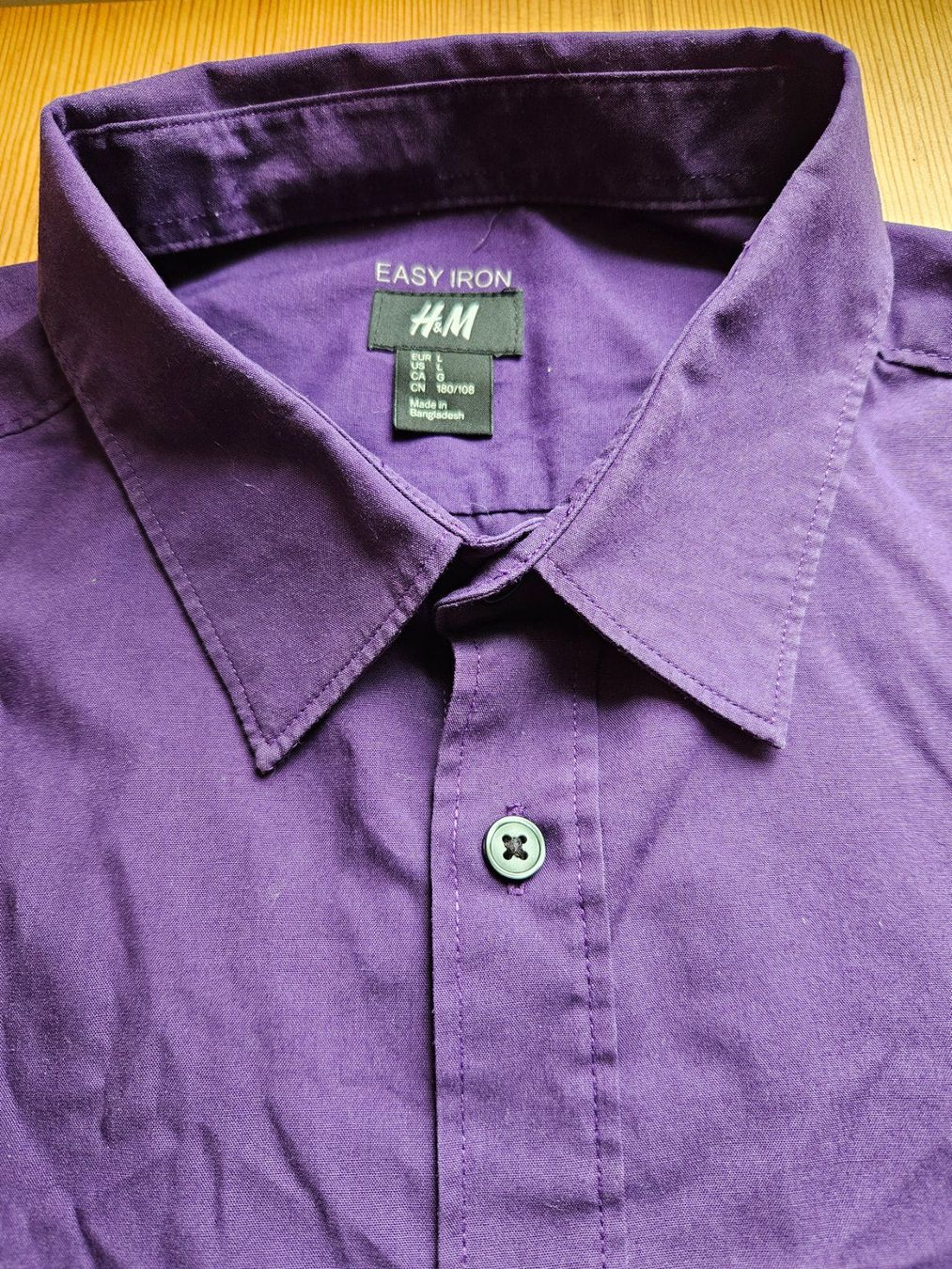H&M Camicie: Hemd H&M Grösse L Easy Iron – Usato da Hägglingen venduto da United-Village-Trade 2