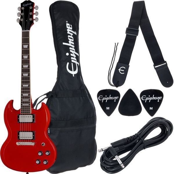 Epiphone Strumenti musicali: Epiphone Power Player SG Lava Red - Fabrikneu – Nuovo e nell'imballaggio originale da Wohlen AG venduto da ProMinent 2