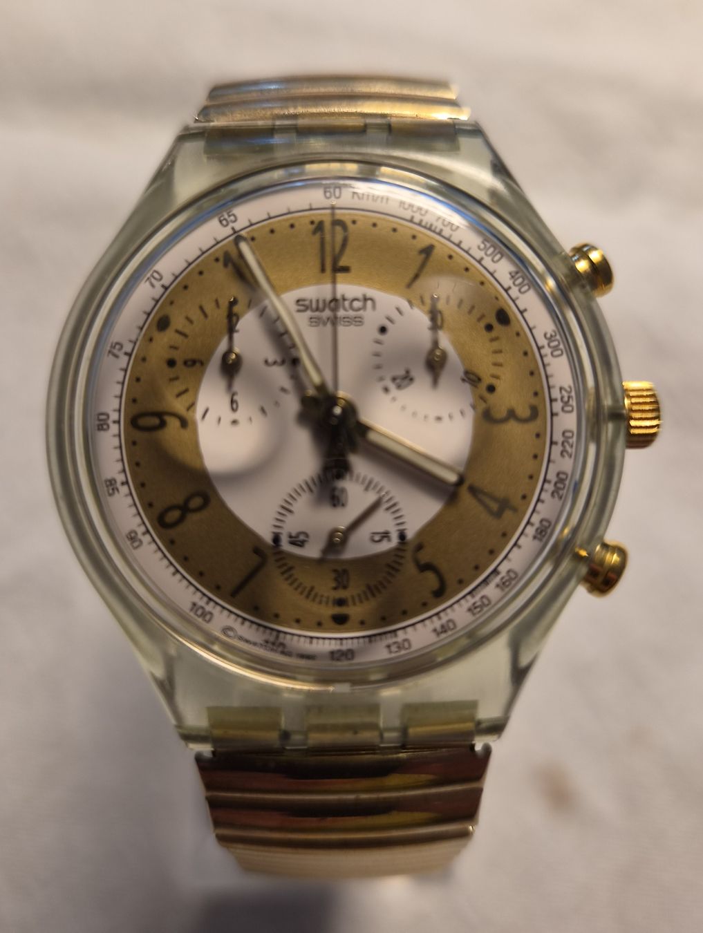 Swatch Orologi: Swatch Chrono GOLDEN GLOBE – Usato da Rüschlikon venduto da Dave830