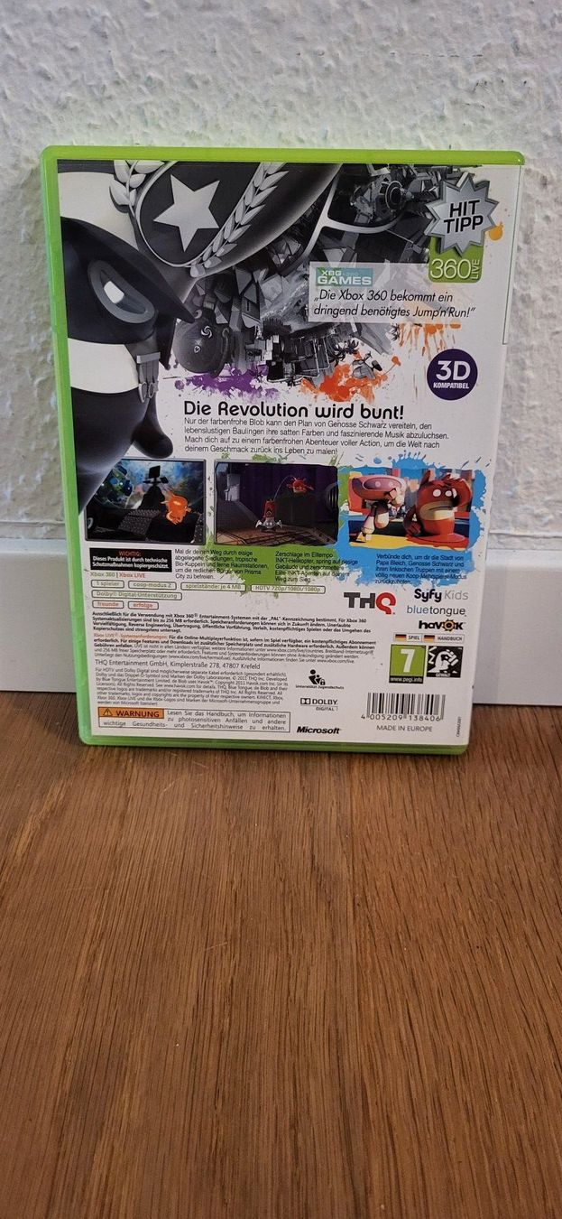 Microsoft Giochi: Xbox 360 - de Blob – Usato da Münsingen venduto da DigitaleSpielecke 1