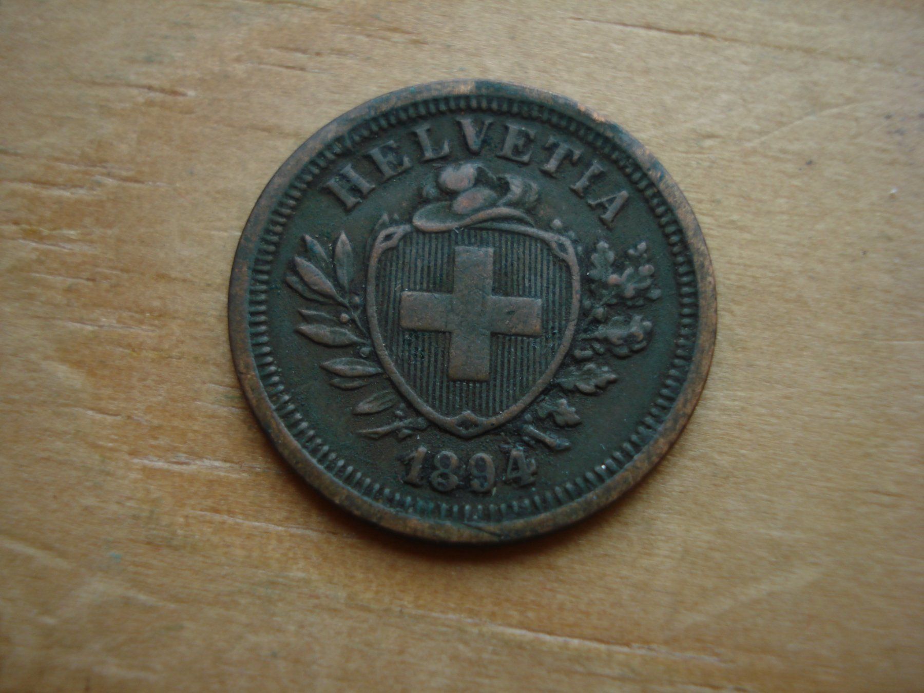Tutti le monete: (W5) 1 Rappen 1894 – Usato da Erlach venduto da Net-Coins