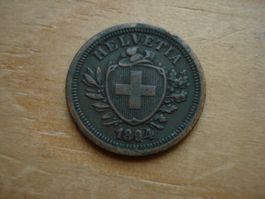 (W5) 1 Rappen 1894