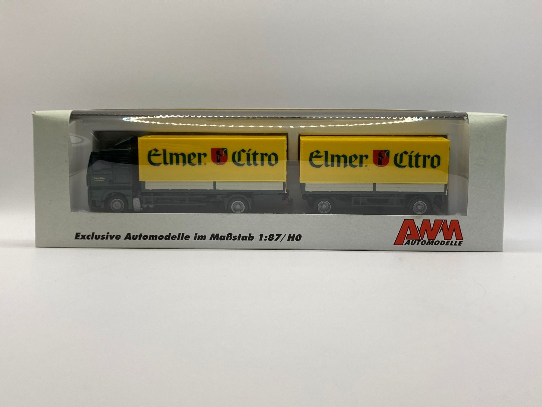 AWM 55104 1:87 MAN TGA XL Pritschen-Hängerzug Elmer Citro (Neu und ...