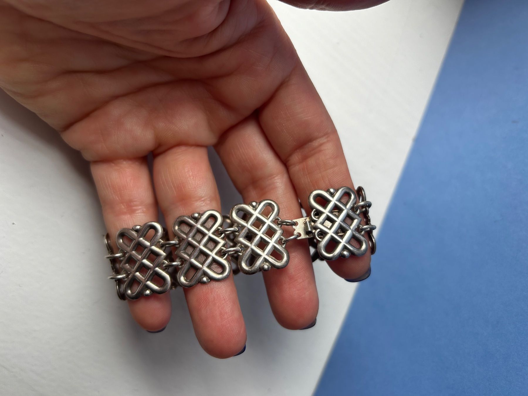 Bracciali & Braccialetti: Silber Armband, Vintage, BREZEL 18cm – Usato da Laufen venduto da belleskulptur 4