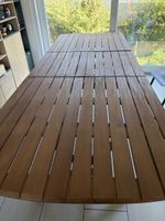 Gartentisch aus Holz klappbar Gebrauchsspuren vorhanden